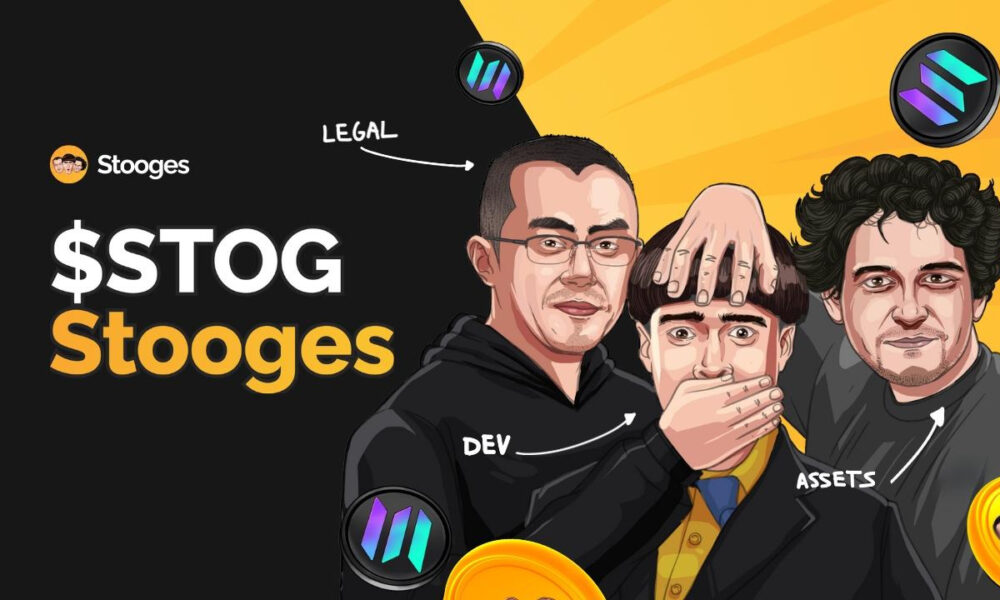 Nueva memecoin viral en la red Solana Stooges lanza preventa de $STOG