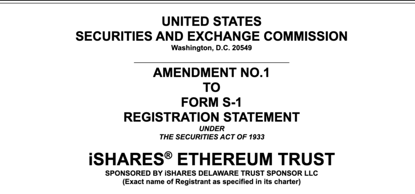 La actualización del formulario S-1 de BlackRock. 