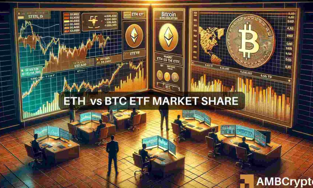 Los ETF de Ethereum podrían 'obtener una participación del 20%' de los ETF de BTC: predice un analista