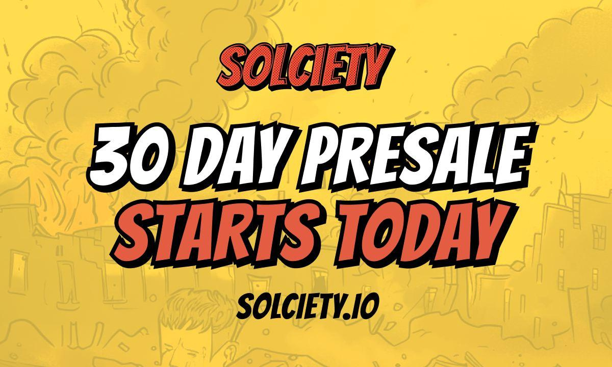 La nueva moneda meme SOL, Solciety, se lanza hoy con una ICO de 30 días