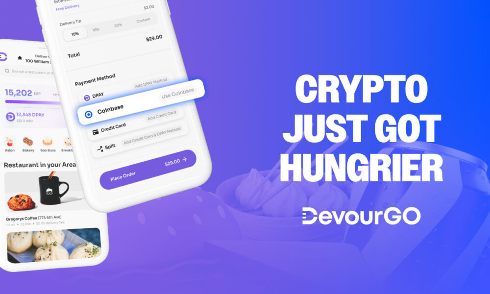 Las criptomonedas se han vuelto más hambrientas: DevourGO ahora acepta pagos a través de Coinbase Commerce