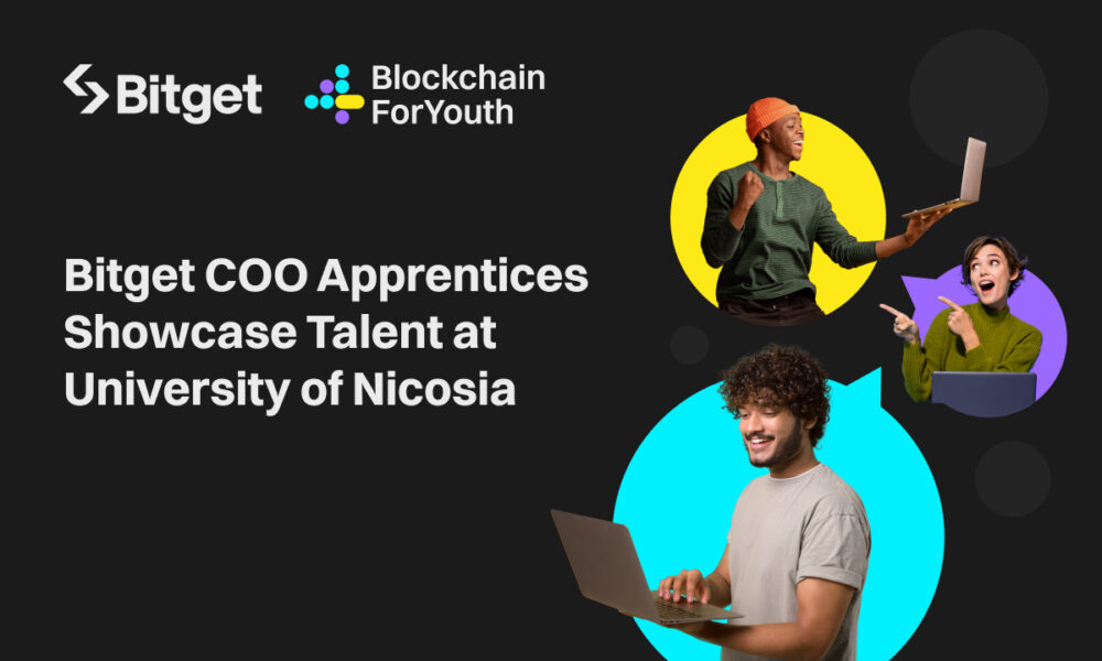 Los aprendices de COO de Bitget muestran sus talentos en un evento de la Universidad de Nicosia