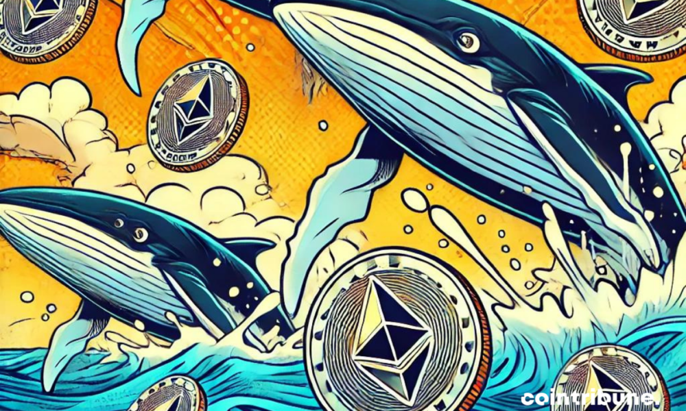 ¡Las ballenas mueven millones en tokens Ethereum!