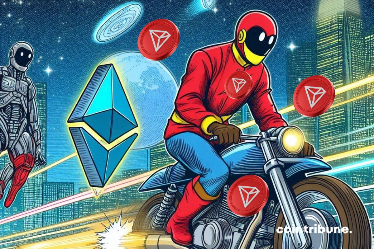 ¡TRON supera a Ethereum con 8,1 mil millones de transacciones!