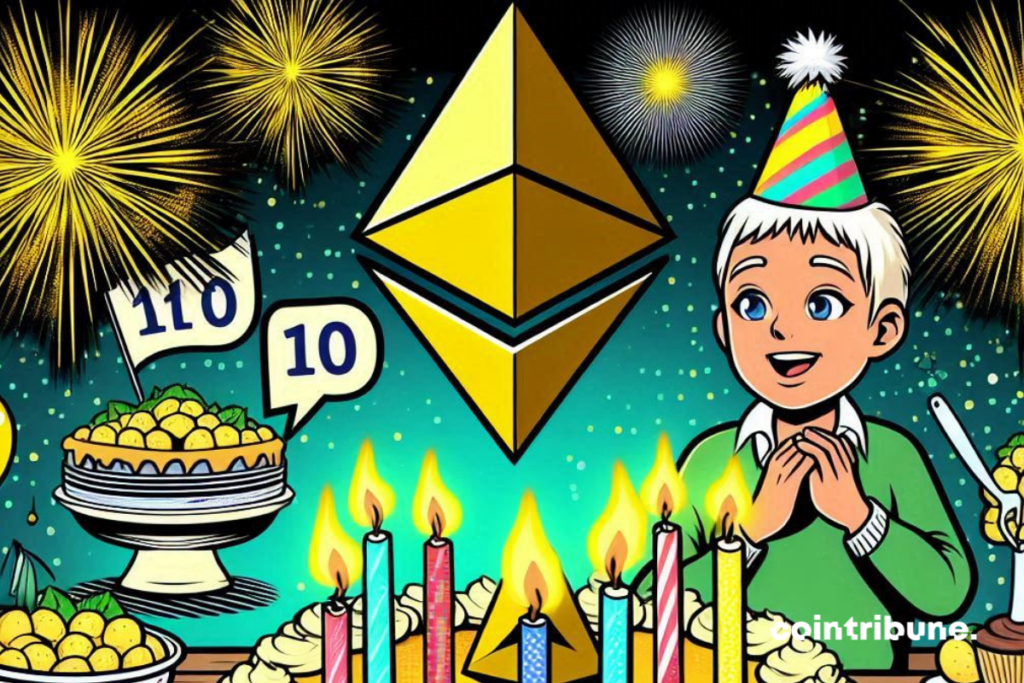 Fête pour les 10 ans de l'ICO d'Ethereum