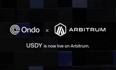 Ondo Finance launches its permissionless yieldcoin USDY on Arbitrum