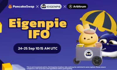 PancakeSwap lanza el primer IFO en Arbitrum con Eigenpie