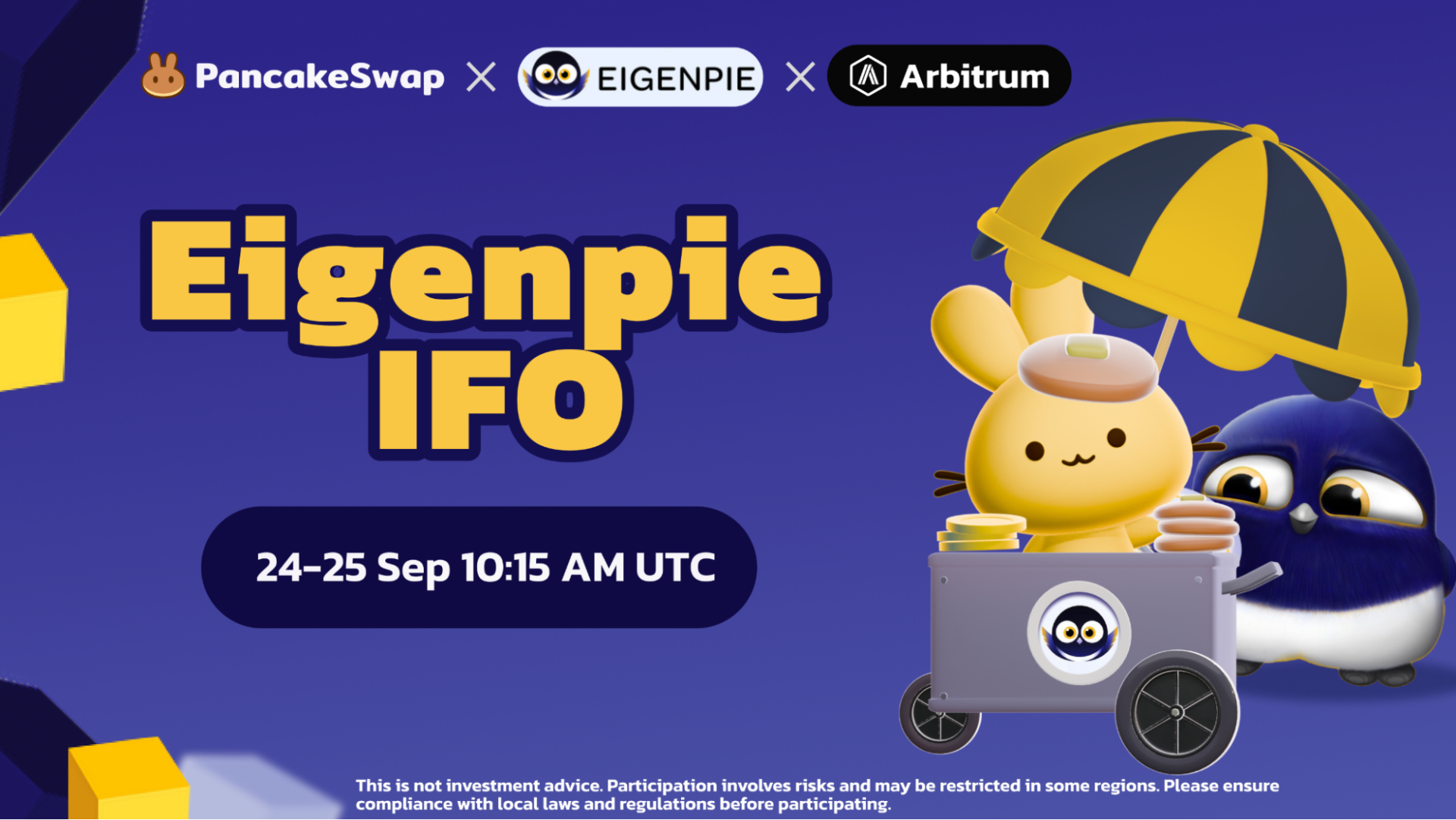 PancakeSwap lanza el primer IFO en Arbitrum con Eigenpie