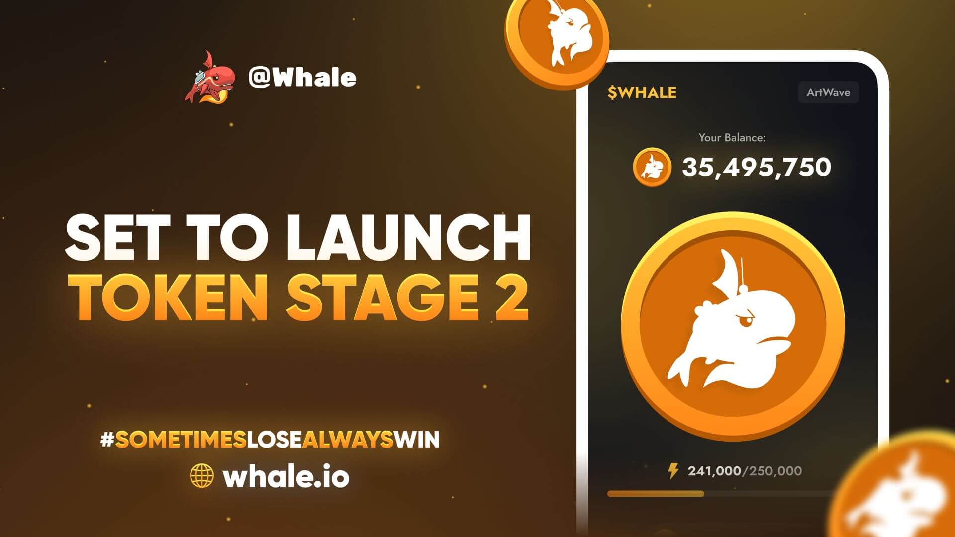 Whale lanza un juego donde ganas tokens