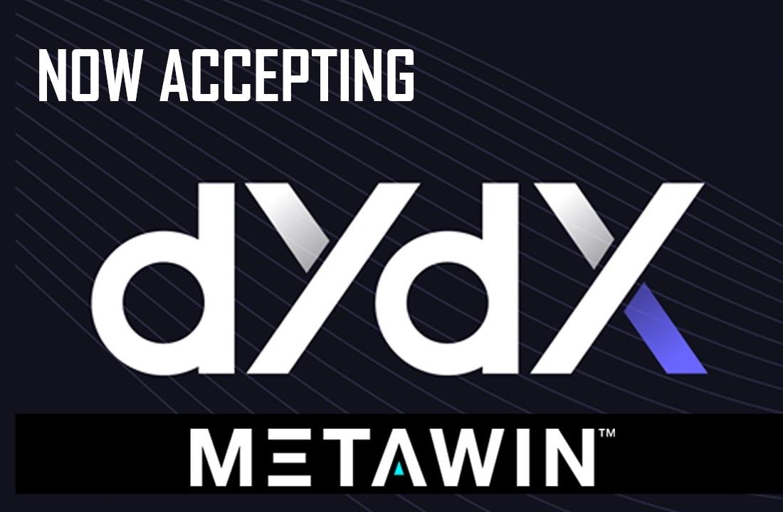 MetaWin integra $DYDX y lanza un nuevo sorteo de premios con 5000 tokens DYDX para participantes elegibles