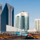 Image of Dubai waterfront with large buildings