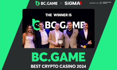 BC.GAME celebra el tercer premio consecutivo de los SiGMA Global Gaming Awards con el premio al mejor casino criptográfico de 2024