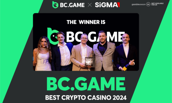 BC.GAME celebra el tercer premio consecutivo de los SiGMA Global Gaming Awards con el premio al mejor casino criptográfico de 2024