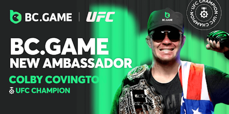 BC.GAME anuncia al campeón de peso welter de UFC Colby Covington como su nuevo embajador de marca