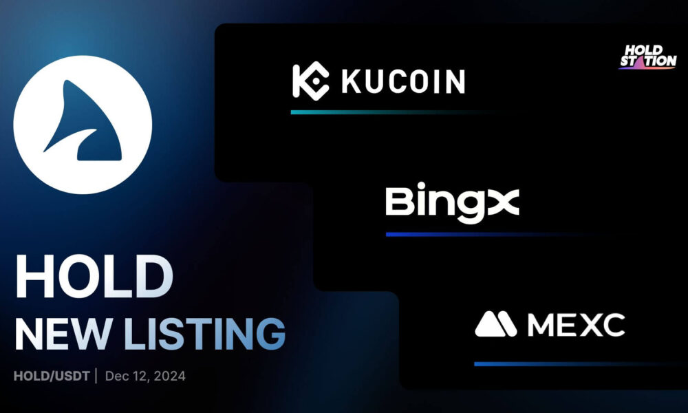 Holdstation anuncia la cotización de HOLD en KuCoin, BingX y MEXC