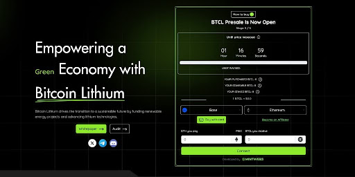 Bitcoin Lithium atrae inversiones institucionales mientras se dirige por adelantado