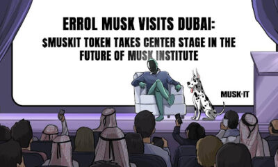 Errol Musk Visit Dubai: $ Muskit Token está en el centro de la escena en el futuro del instituto Musk